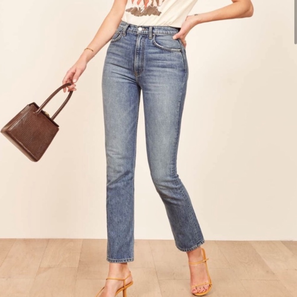 Reformation Stevie ultra high rise jeans